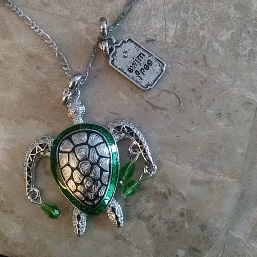 NWOT Turtle Necklace